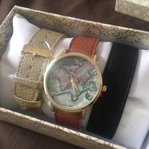World map watch
